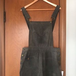 Vaute Couture Waxed Canvas Overalls - Medium